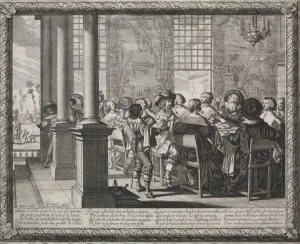 The Prodigal Son: The Feast in Honor of the Prodigals Return. Creator: Abraham Bosse (French) The Prodigal Son: The Feast in Honor of the Prodigals Return. Creator: Abraham Bosse (French)