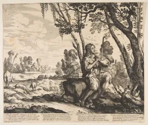Bosse Abraham Prints: The Prodigal Son Guarding Pigs, ca. 1636. Creator: Unknown