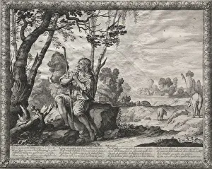 The Prodigal Son: The Prodigal Tending the Pigs. Creator: Abraham Bosse (French, 1602-1676) The Prodigal Son: The Prodigal Tending the Pigs. Creator: Abraham Bosse (French, 1602-1676)