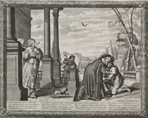 The Prodigal Son: The Return of the Prodigal. Creator: Abraham Bosse (French, 1602-1676)