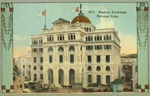Ciudad De La Habana Gallery: Produce Exchange, Havana, Cuba, c1910s. Creator: Unknown
