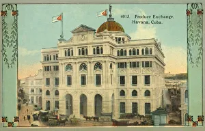 Havana Prints: Produce Exchange, Havana, Cuba, c1910s. Creator: Unknown