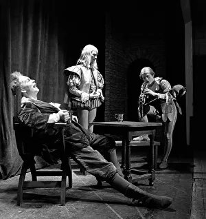 Production of Shakespeares Twelfth Night, Worksop College, Derbyshire, 1960. Artist