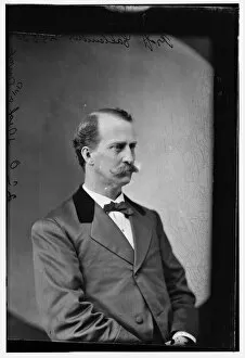 Disability Gallery: Prof. Edward M. Gallaudet, between 1870 and 1880. Creator: Unknown