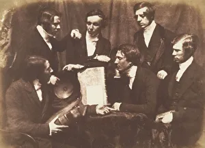 Prof. Fraser, Rev. Welsh, Rev. Hamilton, and Three Other Men, 1843-47