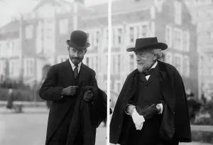 Nobel Prize Prints: Prof. Geo. McAneny, Dr. Jacobi, 1912. Creator: Bain News Service