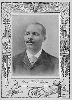 Booker T Prints: Prof. H. L. Walker [recto], 1902. Creator: Unknown
