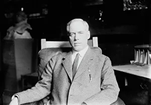 Economist Prints: Prof. Jeremiah W. Jenks seated in study, 1912. Creator: Bain News Service