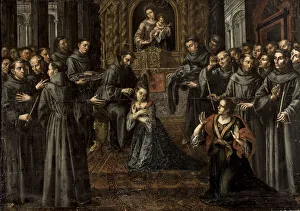 Ayuntamiento De Sevilla Collection: The profession of Saint Clare