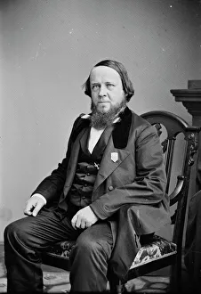 Scientist Gallery: Professor Benjamin Silliman, between 1855 and 1865. Creator: Unknown
