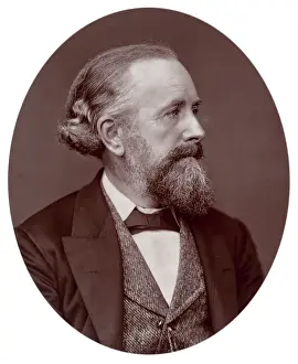 Woodburytype Prints: Professor Edward Frankland, 1880. Creator: Lock & Whitfield