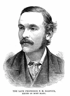 Arthur James Balfour Gallery: Professor Francis Maitland Balfour (1851-1882), Scottish embryologist, 1882