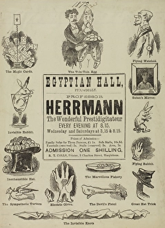Trick Prints: Professor Herrmann, The Wonderful Prestidigitateur