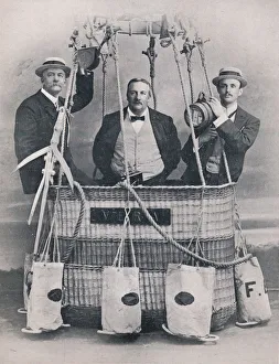 Air Race Gallery: Professor Huntingdon, Mr. Frank Hedges Butler, and the Hon. C. S. Rolls, 1906