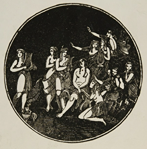 Tableau Vivant Prints: Professor Kist's Poses Plastiques and Tableaux Vivans at the Egyptian Hall