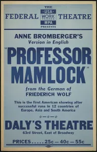 Dalys Theatre Prints: Professor Mamlock, New York, 1937. Creator: Unknown