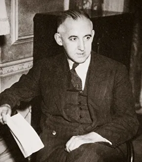 Opponent Prints: Professor Raymond Moley, American academic and writer, 1930s