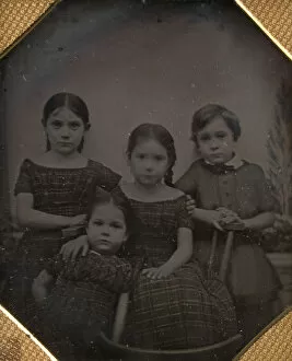 Sisters Gallery: Professor Schneiders Children, ca. 1842. Creators: W. & F