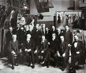 Academy Of Arts Gallery: Professors of the Russian Academy of Arts, 1913