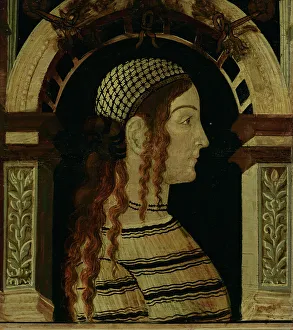 Gipsy Prints: Profile of a Gypsy Woman, 1500-1525. Creator: Unknown