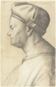 Laid Down Prints: Profile of a Man, 1500/1520. Creator: Unknown