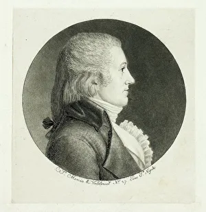 Charles B J Fevret Prints: Profile Portrait, Blake, 1796–97