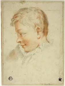 Daniël Mijtens Prints: Profile Portrait of Boy, n.d. Creator: Daniel Mytens