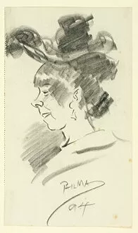 Profile of a Woman, 1894. Creator: Philip William May