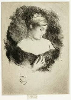 Blonde Collection: Profile of a Woman, 1900-05. Creator: Theodore Roussel