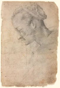 Profile of a Womans Head, second half 1500s. Creator: Alessandro Casolani (Italian, 1552/53-1607) Profile of a Womans Head, second half 1500s. Creator: Alessandro Casolani (Italian, 1552/53-1607)