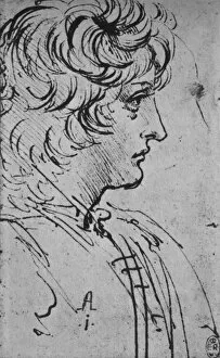 Profile of a Youth to the Right, c1480 (1945). Artist: Leonardo da Vinci