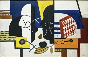 Leger Prints: Two Profiles, 1928. Creator: Leger, Fernand (1881-1955)