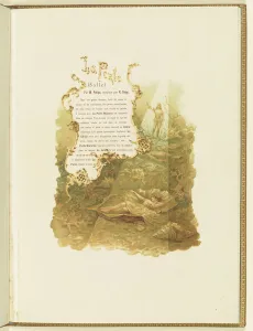 Program for the ballet La Perle by Marius Petipa and Riccardo Drigo, 1896. Creator: Hohen