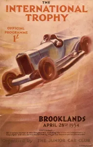 Brooklands Prints: Programme for the Brooklands International Trophy, 1934