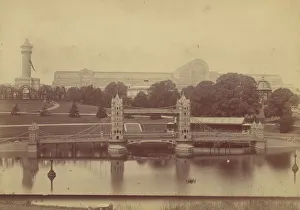 Delamotte Gallery: Progress of the Crystal Palace at Sydenham, 1854. Creator: Philip Henry Delamotte
