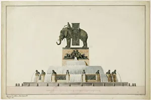 Project of the Elephant Fountain at the Place de la Bastille, ca 1809-1819 Project of the Elephant Fountain at the Place de la Bastille, ca 1809-1819