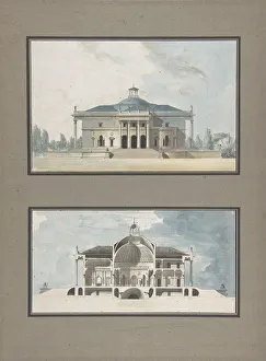 Jean Nicolas Prints: Project for a Maison de plaisance pour un grand seigneur