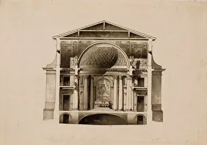 Quarenghi Prints: Project of the Maltese Chapel at the Vorontsov Palace in Saint Petersburg, 1798-1800