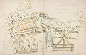 Garden Design Prints: Project to redesign the garden for Mr