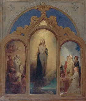 Luke St Prints: Project for a triptych. Creator: Ary Scheffer
