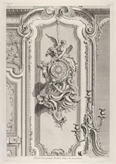 Projet d une grande Pendule, from Oeuvre de Juste Aurele Meissonnier, ca. 1742-48