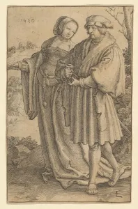 The Promenade, 1520. Creator: Lucas van Leyden
