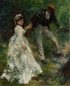 Renoir Pierre Auguste Prints: The Promenade, 1870. Creator: Pierre-Auguste Renoir