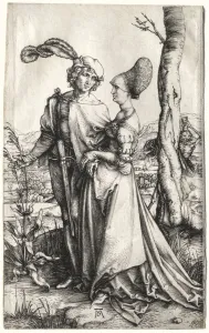 The Promenade, c. 1497. Creator: Albrecht D&uuml;rer (German, 1471-1528)