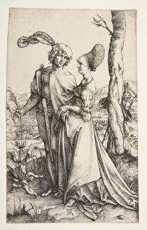 Wimple Gallery: The Promenade, ca. 1498. Creator: Albrecht Durer