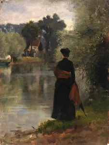 Contemplative Prints: Promenade, n. d. Creator: Eliphalet Frazer Andrews