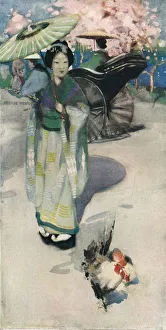 The Promenade, Tokyo, c1894. Artist: George Henry