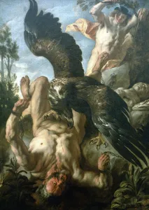 Prometheus Bound, c1640. Artist: Jacob Jordaens Prometheus Bound, c1640. Artist: Jacob Jordaens