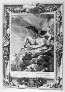 Torturing Prints: Prometheus tortured by a vulture, 1733. Artist: Bernard Picart
