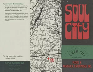 Town Planning Gallery: Promotional pamphlet for Soul City, 1971. Creator: Unknown
